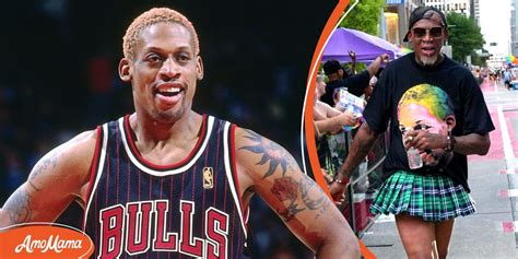 dennis rodman mini skirt|Former NBA Player Dennis Rodman Promenades In。